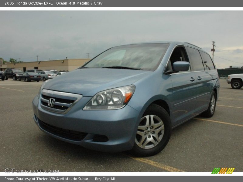 Ocean Mist Metallic / Gray 2005 Honda Odyssey EX-L