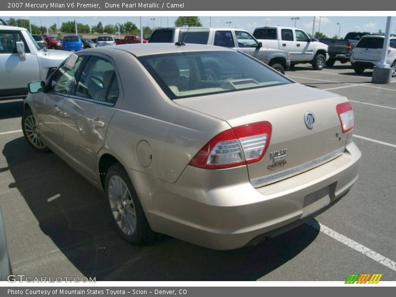 Dune Pearl Metallic / Camel 2007 Mercury Milan V6 Premier