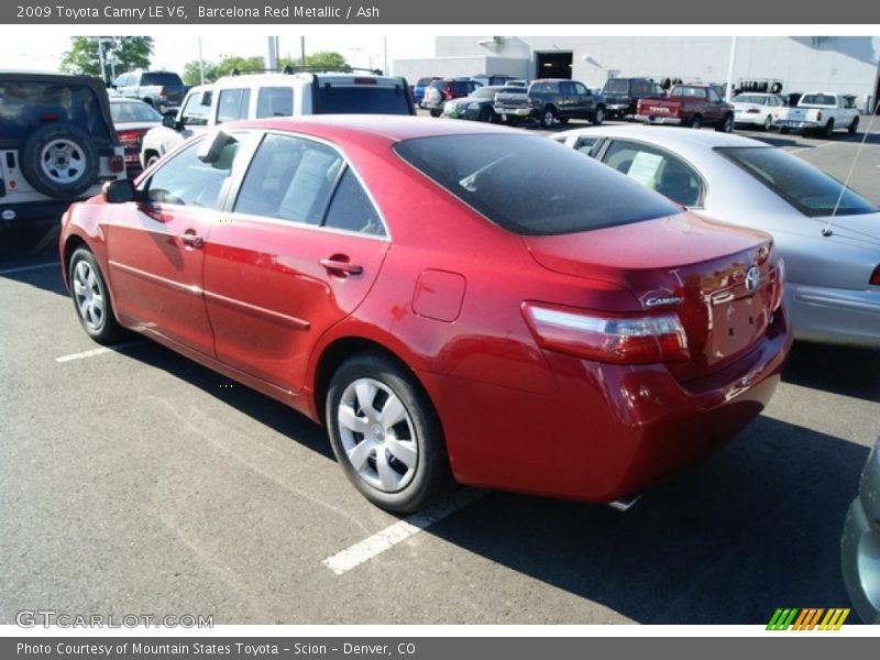 Barcelona Red Metallic / Ash 2009 Toyota Camry LE V6
