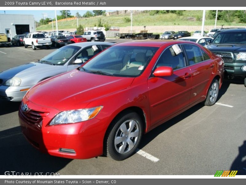 Barcelona Red Metallic / Ash 2009 Toyota Camry LE V6