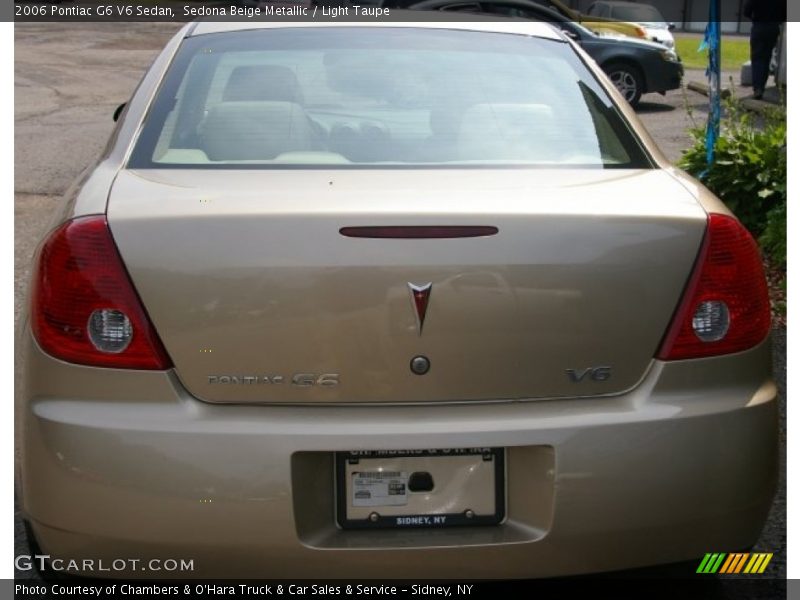 Sedona Beige Metallic / Light Taupe 2006 Pontiac G6 V6 Sedan