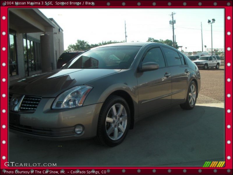 Spirited Bronze / Black 2004 Nissan Maxima 3.5 SE