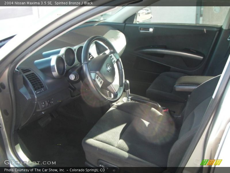 Spirited Bronze / Black 2004 Nissan Maxima 3.5 SE