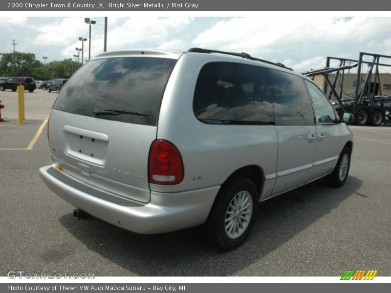 Bright Silver Metallic / Mist Gray 2000 Chrysler Town & Country LX