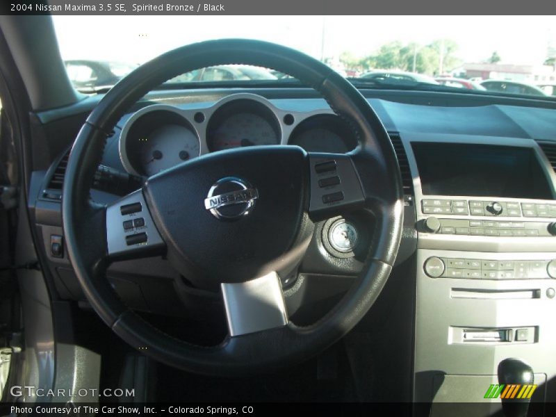 Spirited Bronze / Black 2004 Nissan Maxima 3.5 SE