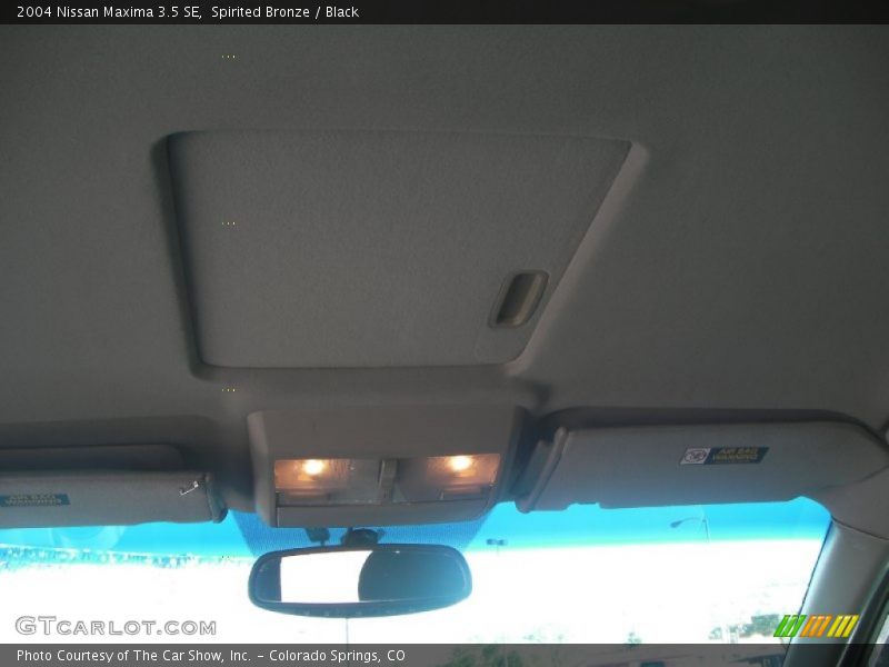 Spirited Bronze / Black 2004 Nissan Maxima 3.5 SE