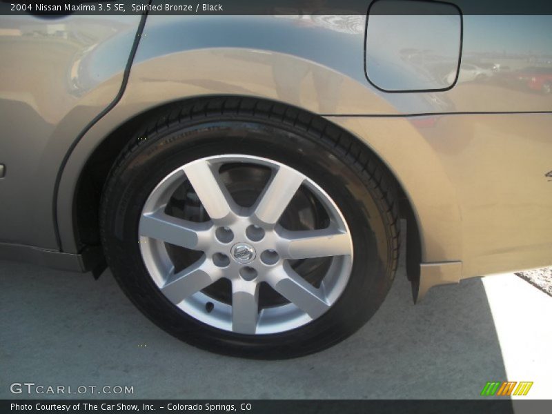 Spirited Bronze / Black 2004 Nissan Maxima 3.5 SE