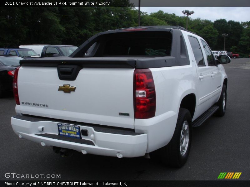 Summit White / Ebony 2011 Chevrolet Avalanche LT 4x4