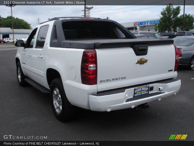 Summit White / Ebony 2011 Chevrolet Avalanche LT 4x4
