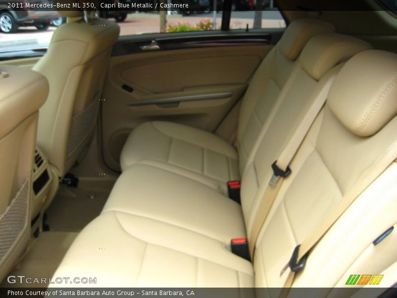 Capri Blue Metallic / Cashmere 2011 Mercedes-Benz ML 350