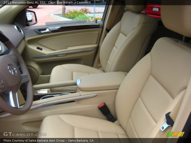 Capri Blue Metallic / Cashmere 2011 Mercedes-Benz ML 350