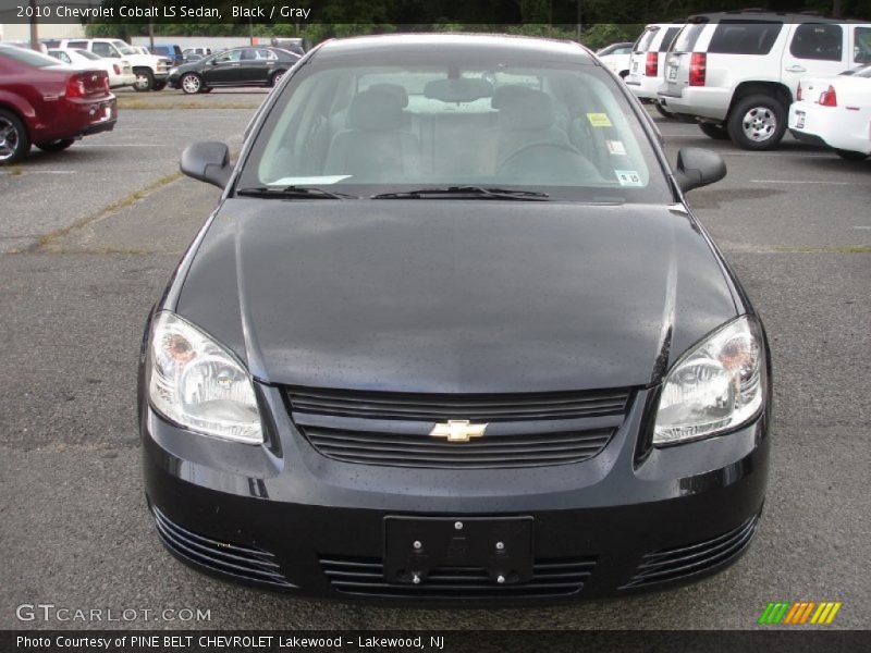 Black / Gray 2010 Chevrolet Cobalt LS Sedan