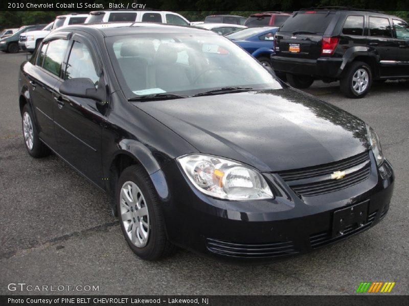 Black / Gray 2010 Chevrolet Cobalt LS Sedan