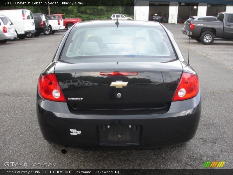 Black / Gray 2010 Chevrolet Cobalt LS Sedan