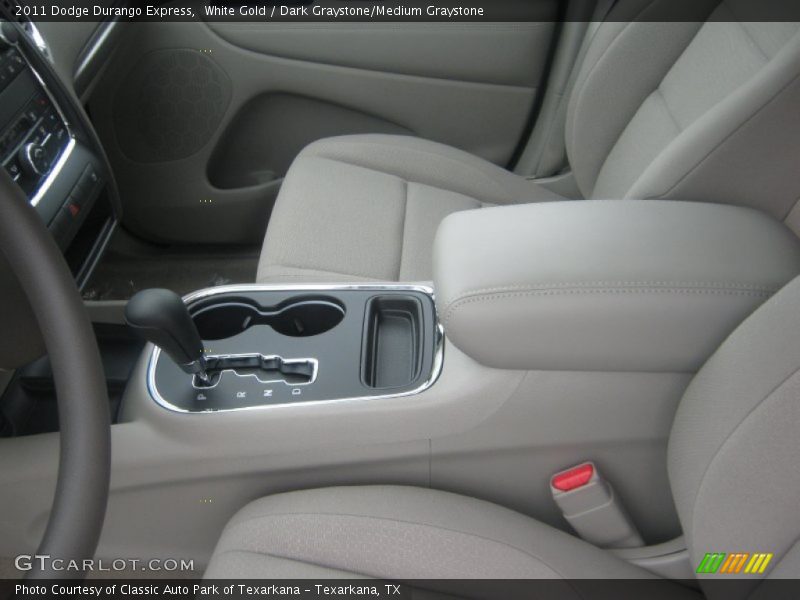White Gold / Dark Graystone/Medium Graystone 2011 Dodge Durango Express