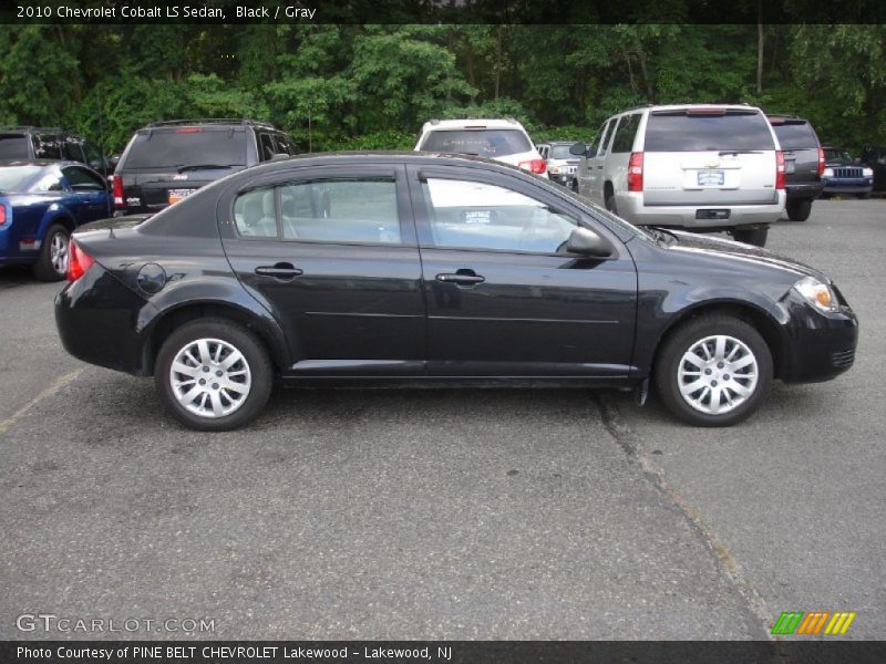 Black / Gray 2010 Chevrolet Cobalt LS Sedan