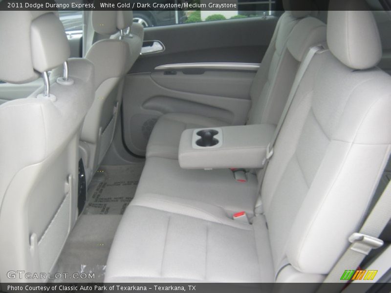 White Gold / Dark Graystone/Medium Graystone 2011 Dodge Durango Express