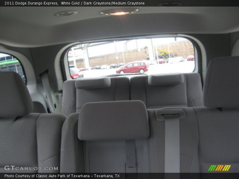 White Gold / Dark Graystone/Medium Graystone 2011 Dodge Durango Express