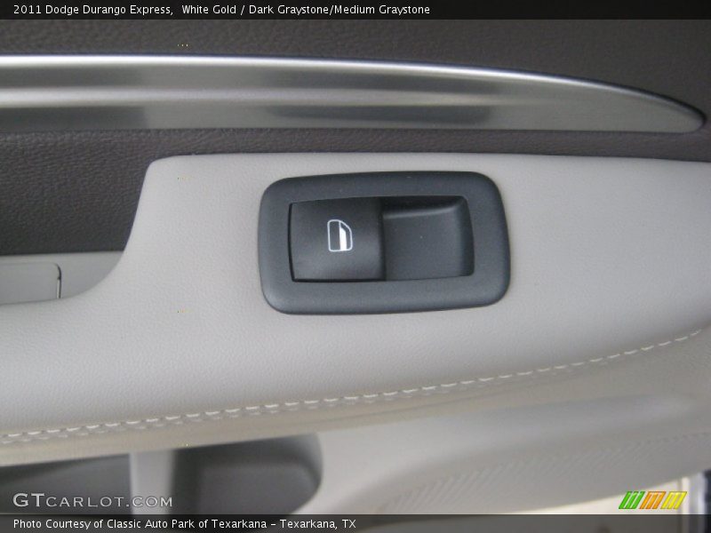 White Gold / Dark Graystone/Medium Graystone 2011 Dodge Durango Express