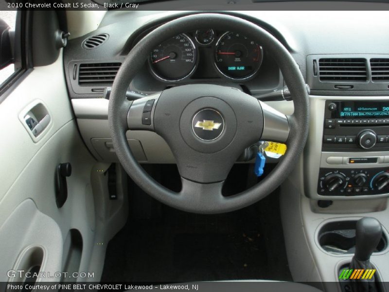 Black / Gray 2010 Chevrolet Cobalt LS Sedan