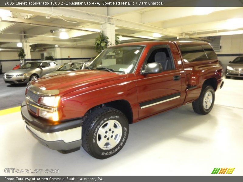 Sport Red Metallic / Dark Charcoal 2005 Chevrolet Silverado 1500 Z71 Regular Cab 4x4