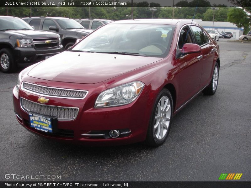 Red Jewel Tintcoat / Cocoa/Cashmere 2011 Chevrolet Malibu LTZ