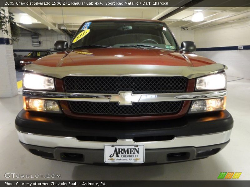 Sport Red Metallic / Dark Charcoal 2005 Chevrolet Silverado 1500 Z71 Regular Cab 4x4