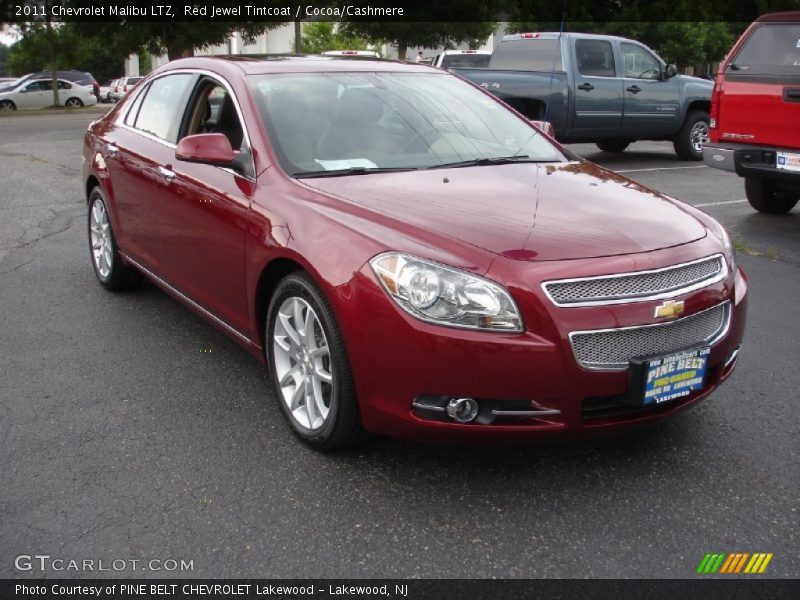 Red Jewel Tintcoat / Cocoa/Cashmere 2011 Chevrolet Malibu LTZ