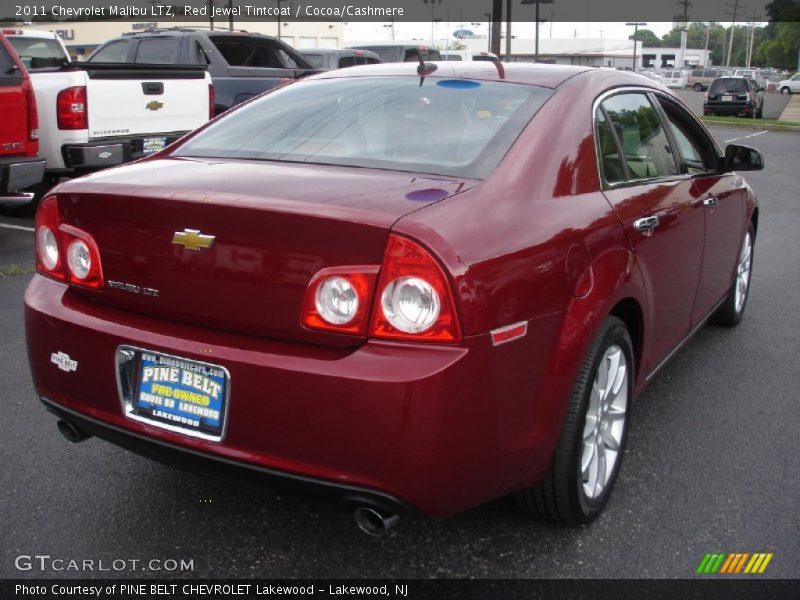 Red Jewel Tintcoat / Cocoa/Cashmere 2011 Chevrolet Malibu LTZ
