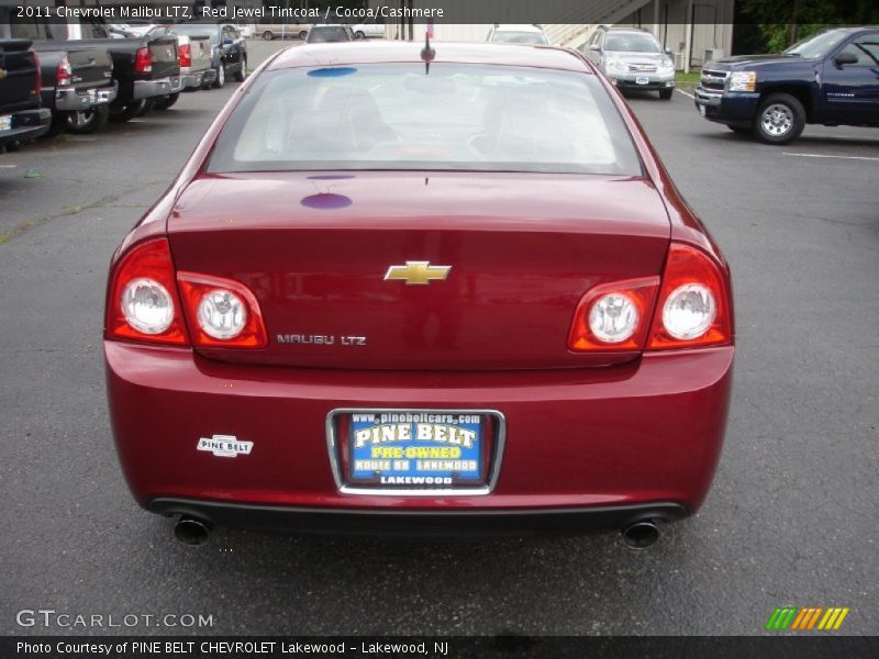 Red Jewel Tintcoat / Cocoa/Cashmere 2011 Chevrolet Malibu LTZ