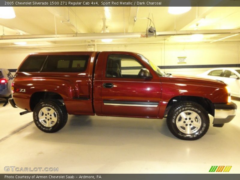 Sport Red Metallic / Dark Charcoal 2005 Chevrolet Silverado 1500 Z71 Regular Cab 4x4