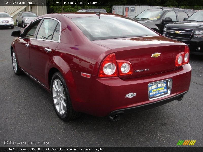 Red Jewel Tintcoat / Cocoa/Cashmere 2011 Chevrolet Malibu LTZ