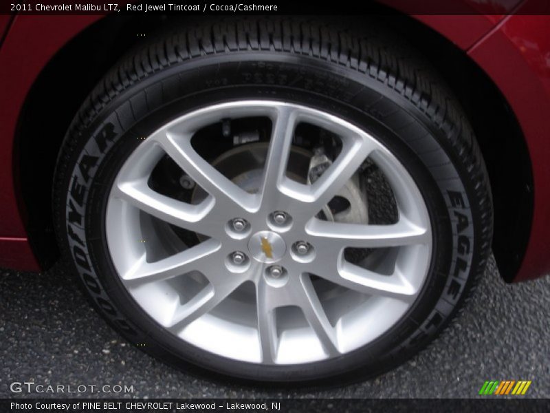 Red Jewel Tintcoat / Cocoa/Cashmere 2011 Chevrolet Malibu LTZ