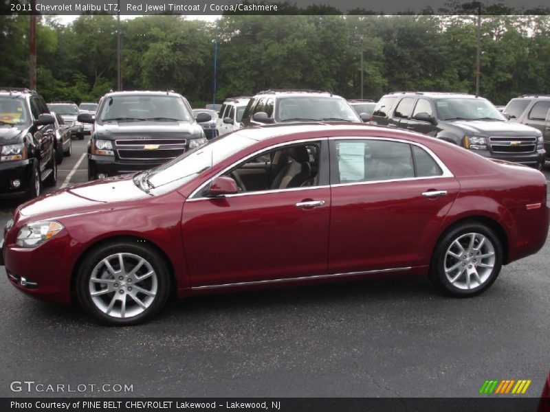 Red Jewel Tintcoat / Cocoa/Cashmere 2011 Chevrolet Malibu LTZ