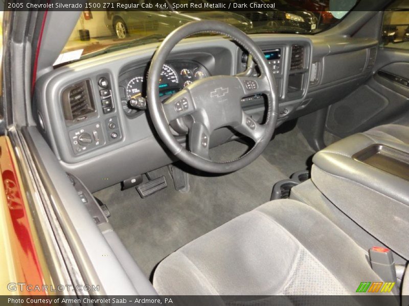 Dark Charcoal Interior - 2005 Silverado 1500 Z71 Regular Cab 4x4 