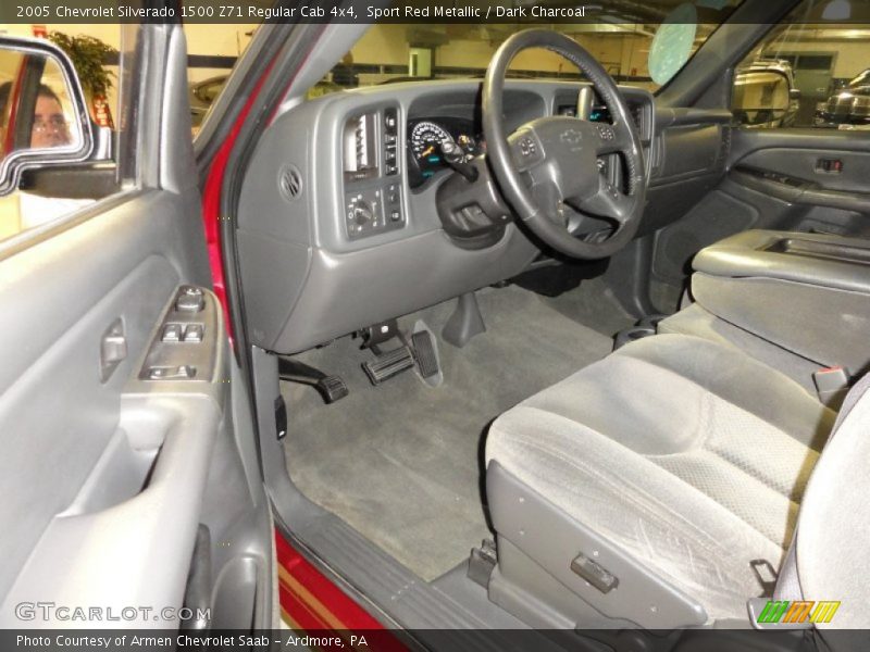 Sport Red Metallic / Dark Charcoal 2005 Chevrolet Silverado 1500 Z71 Regular Cab 4x4