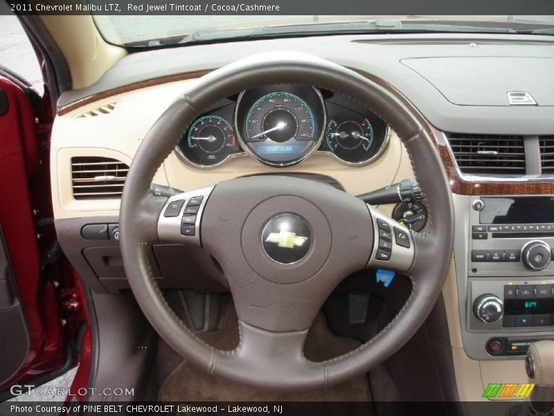 Red Jewel Tintcoat / Cocoa/Cashmere 2011 Chevrolet Malibu LTZ