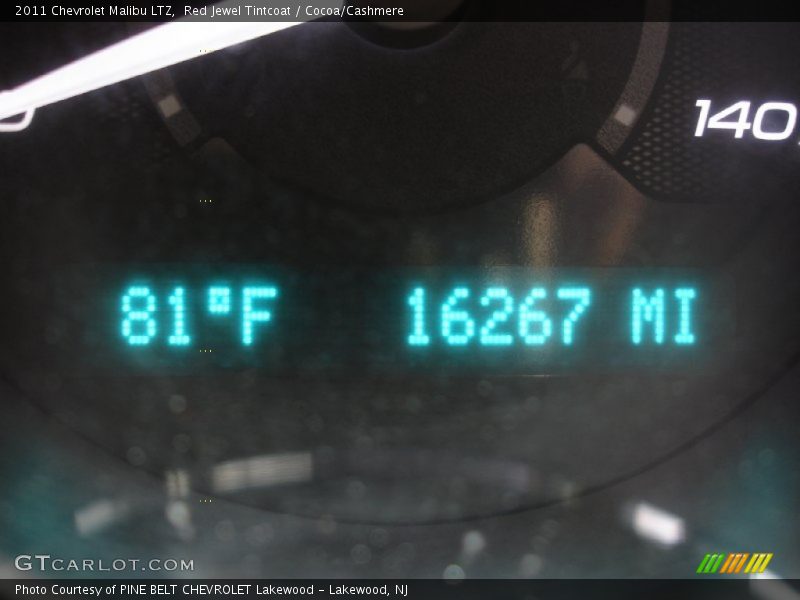 Red Jewel Tintcoat / Cocoa/Cashmere 2011 Chevrolet Malibu LTZ