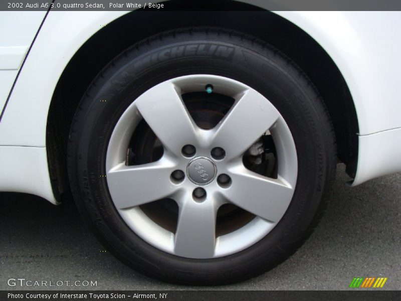 Polar White / Beige 2002 Audi A6 3.0 quattro Sedan