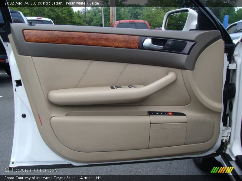 Polar White / Beige 2002 Audi A6 3.0 quattro Sedan