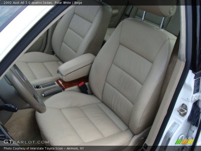 Polar White / Beige 2002 Audi A6 3.0 quattro Sedan