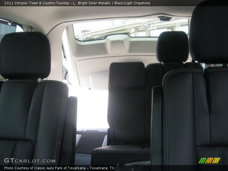 Bright Silver Metallic / Black/Light Graystone 2011 Chrysler Town & Country Touring - L