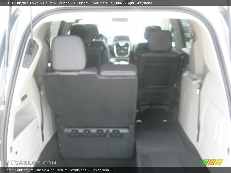 Bright Silver Metallic / Black/Light Graystone 2011 Chrysler Town & Country Touring - L