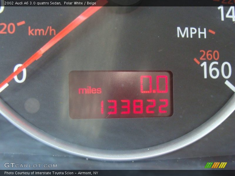 Polar White / Beige 2002 Audi A6 3.0 quattro Sedan