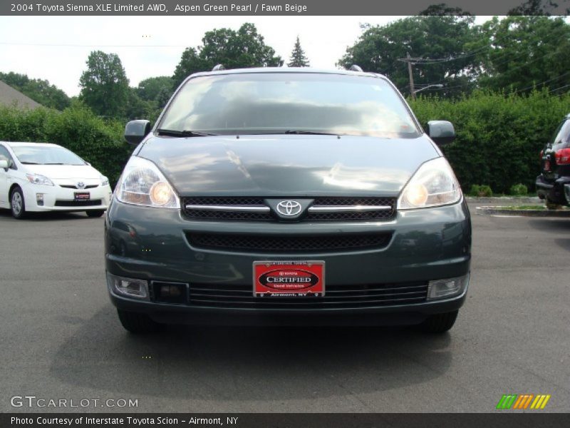 Aspen Green Pearl / Fawn Beige 2004 Toyota Sienna XLE Limited AWD