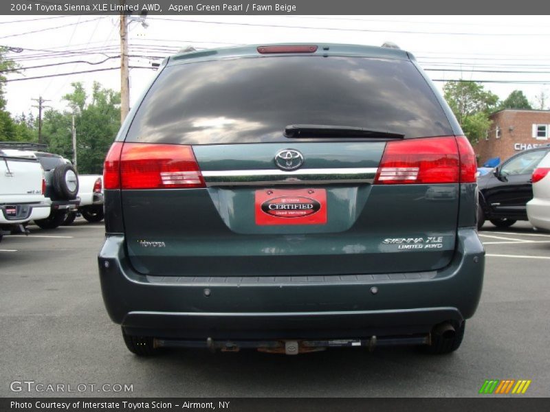 Aspen Green Pearl / Fawn Beige 2004 Toyota Sienna XLE Limited AWD