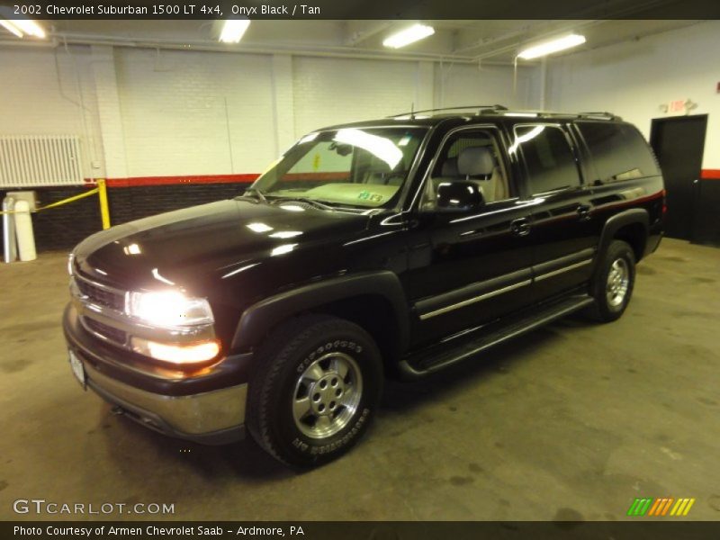 Onyx Black / Tan 2002 Chevrolet Suburban 1500 LT 4x4