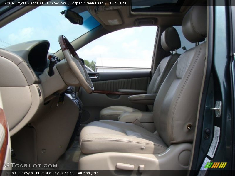 Aspen Green Pearl / Fawn Beige 2004 Toyota Sienna XLE Limited AWD