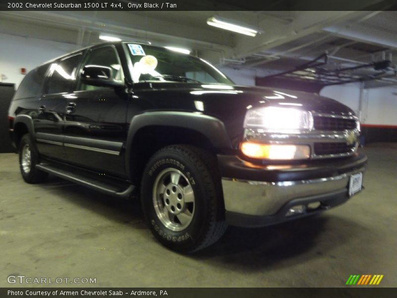 Onyx Black / Tan 2002 Chevrolet Suburban 1500 LT 4x4