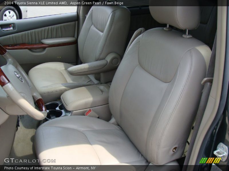 Aspen Green Pearl / Fawn Beige 2004 Toyota Sienna XLE Limited AWD